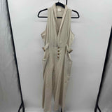 Ivy Women's Size 14 Tan Stripe Jumper
