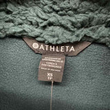 Athleta Women's Size XS Green Sherpa Jacket