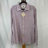 Joseph Abboud Men's Size XL mauve Solid New with Tags Long Sleeve Shirt