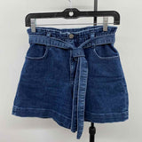 J Crew Women's Size 0 Blue Solid Shorts