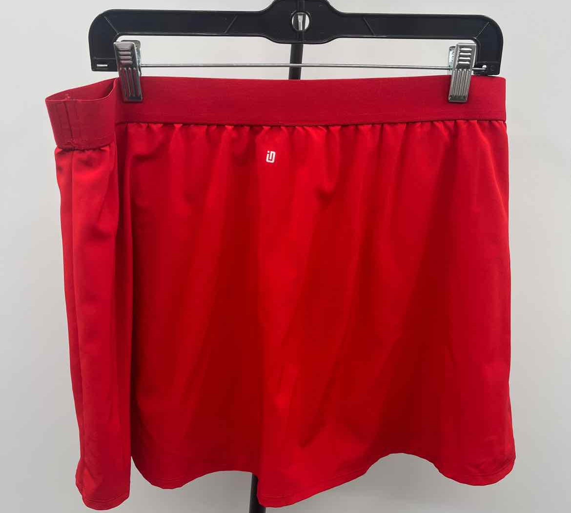 Ideology Women's Size 14 Red Solid Skirt