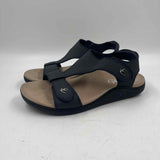 Gdefy Women's Shoe Size 6 Charcoal Solid Sandals