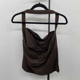 Aerie Junior's Size XL Brown Solid Tank