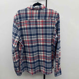 Flag & Anthem Men's Size M Blue Plaid Long Sleeve Shirt