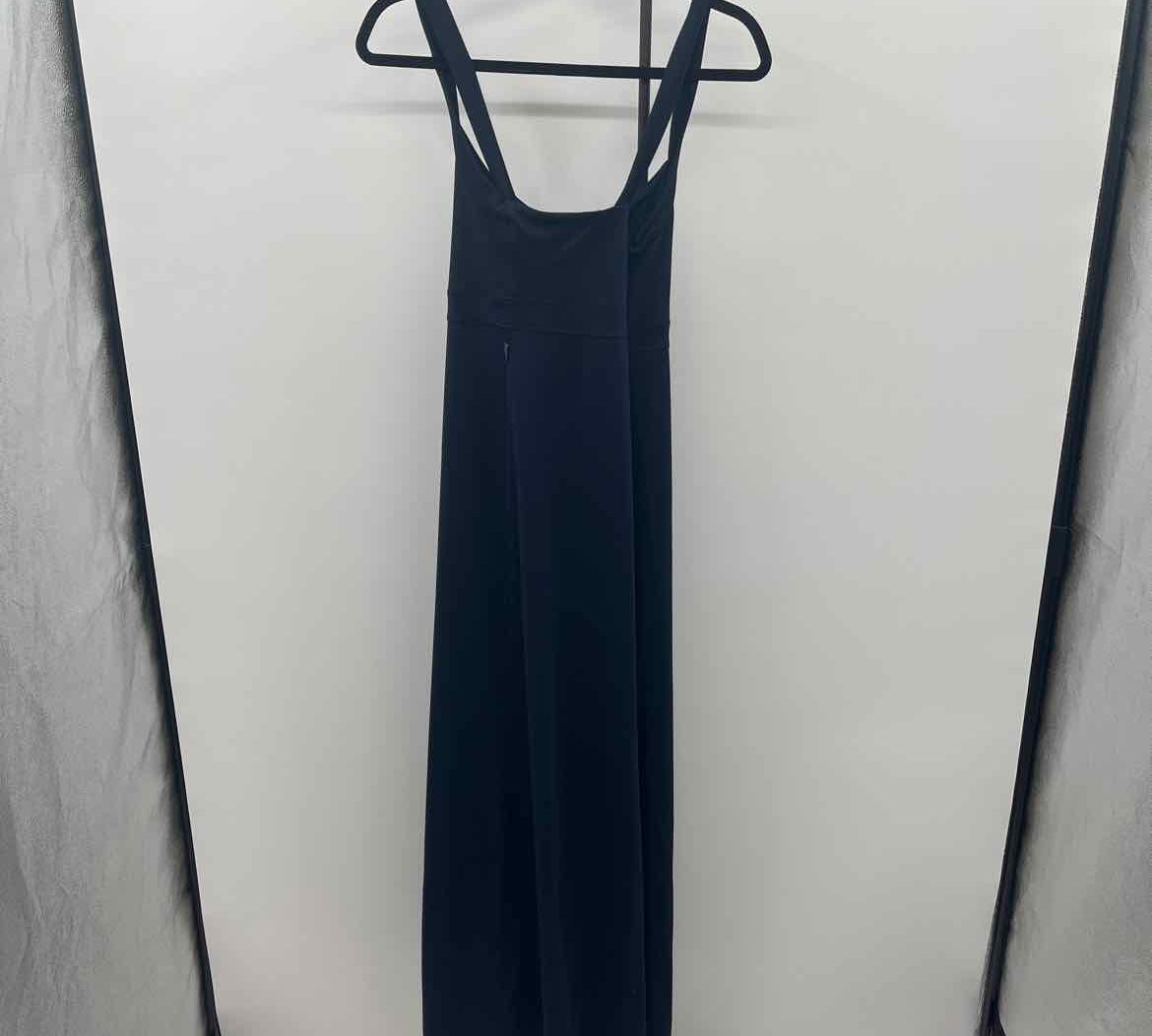 Eddie Bauer Women's Size 14 Navy Solid Dress