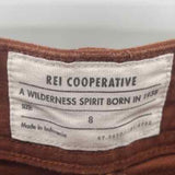 REI Women's Size 8 Brown Solid Pants