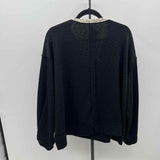 POL Junior's Size M Black Floral Long Sleeve Shirt