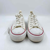 Olivia Miller Women's Shoe Size 8 White Solid Sneakers