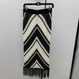 Willow & Wind Women's Size 10 Black Crochet Skirt