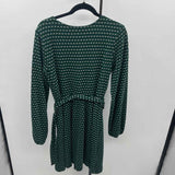 Maeve Junior's Size 14 Green dotted Dress