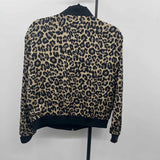 Stella & Dot Women's Size M Tan Animal Print Jacket