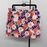 St. John's Bay Women's Size 16P Navy Floral Skirt
