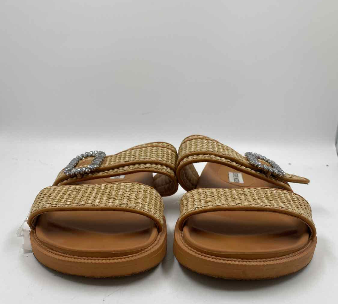 Steve Madden Women's Shoe Size 9 camel Woven Sandals