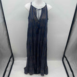 Oliphant Women's Size 14 Navy lines Dress