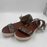 Mia Women's Shoe Size 8.5 Brown Snakeskin Sandals