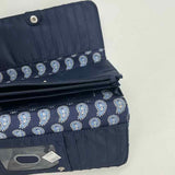 Vera Bradley Women's Navy Paisley Wallet