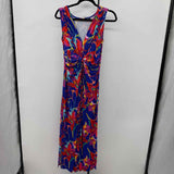 Iman Women's Size 6P Blue Floral Dress