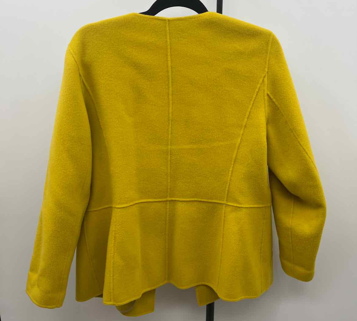 Talbots Women's Size 16P Yellow Solid Jacket