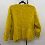 Talbots Women's Size 16P Yellow Solid Jacket