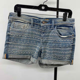 Pilcro Junior's Size 8 Blue Embroidered Shorts