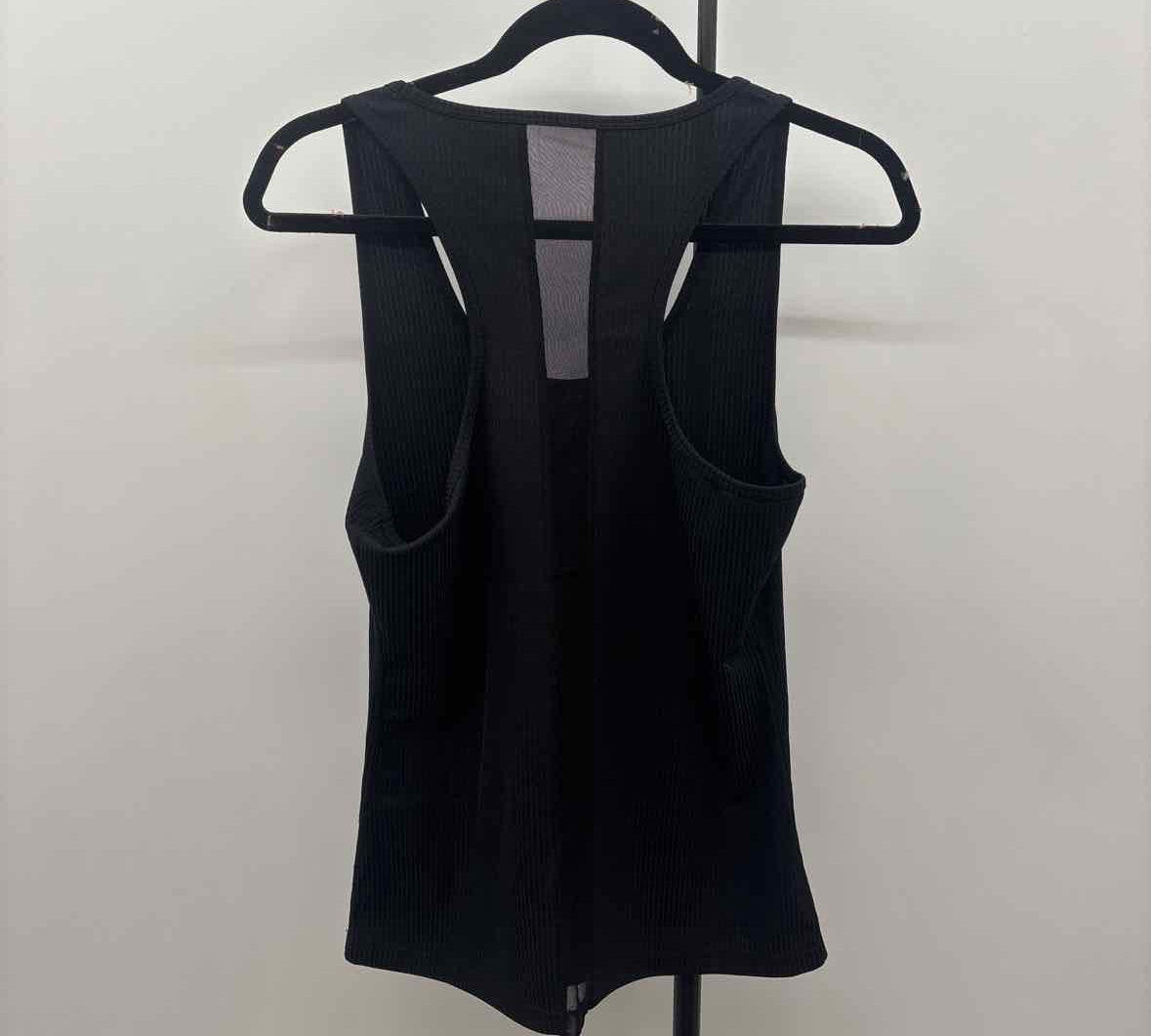 Infinity Fashions Women's Size L Black Ribbed Tank