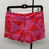 Loft Women's Size 00 Pink Geometric Shorts