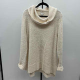 JJill Women's Size L Ivory Textured Sweater