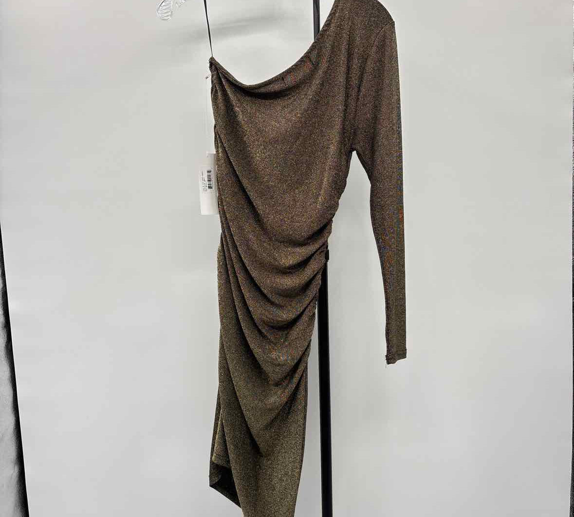bishop + young Women's Size 6 Gold Shimmer Gown/Evening Wear