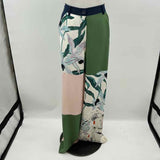 Tory Burch Women's Size 6 Green Floral Pants