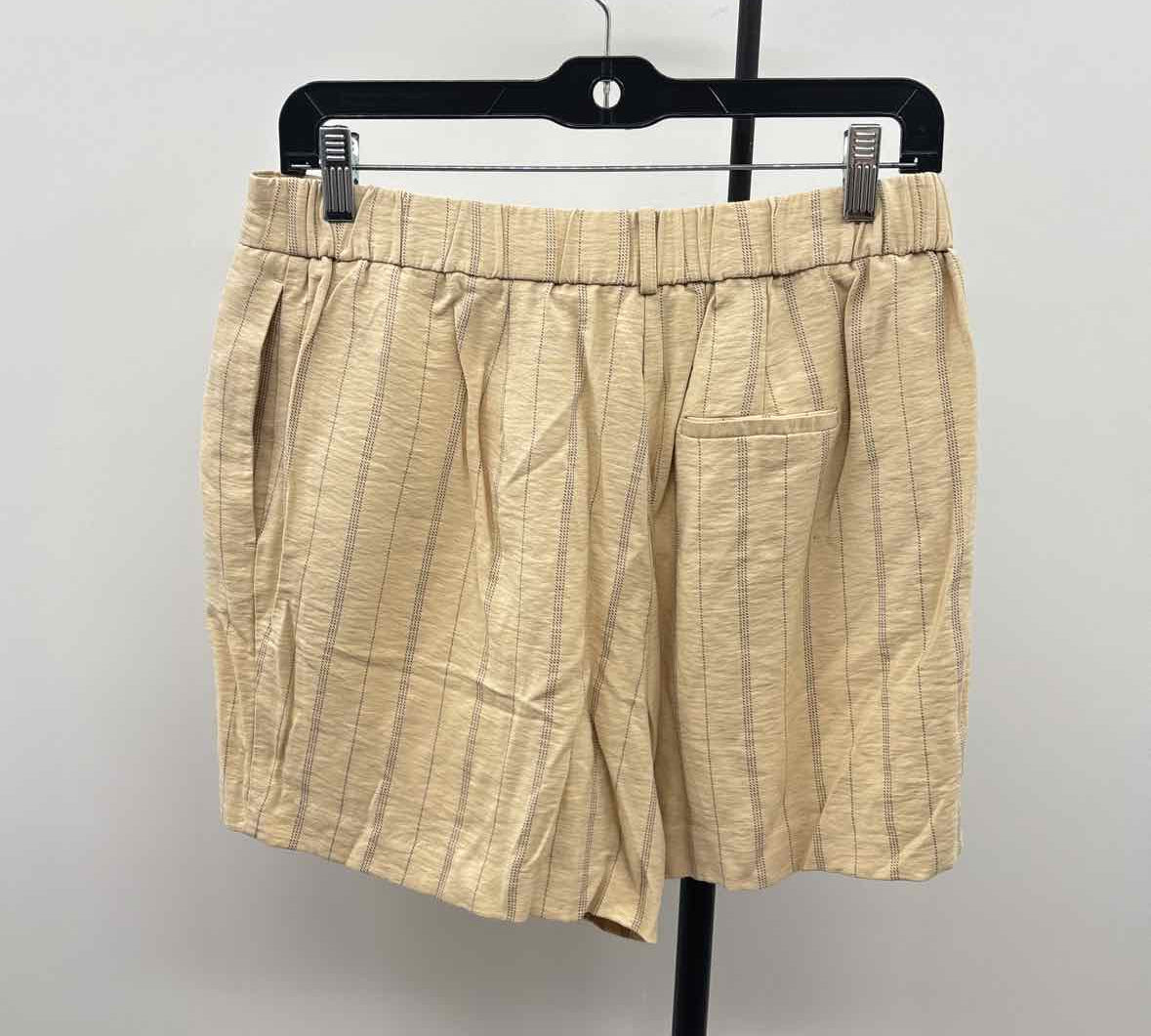 Lauren Conrad Women's Size 10 Beige Stripe Shorts