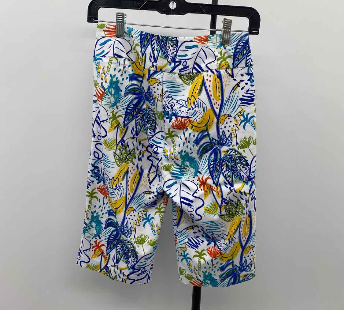 Lulu - B Women's Size 2 Blue Leaf Shorts