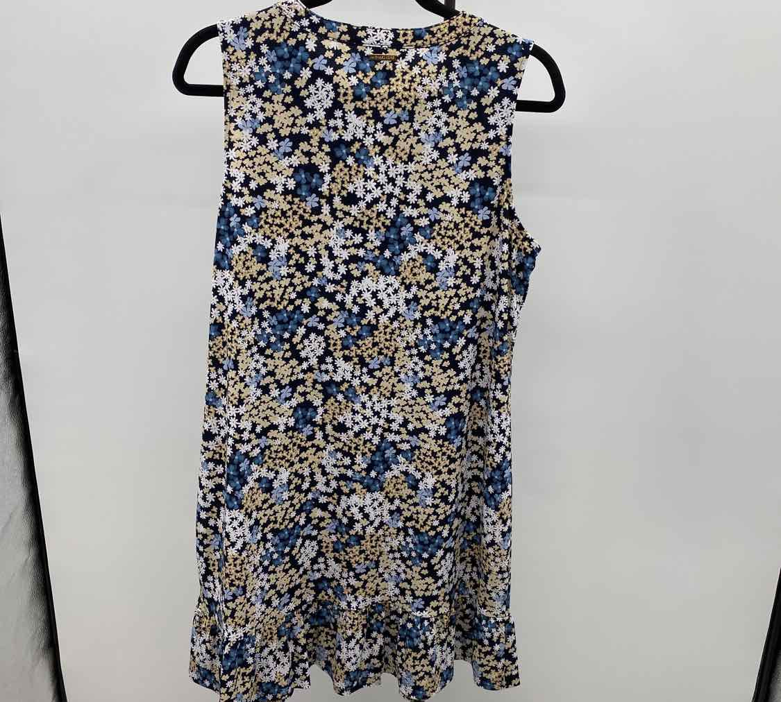 Michael Kors Women's Size 14 Black Floral Dress