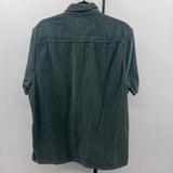 madewell Men's Size L Green Corduroy Short Sleeve Shirt