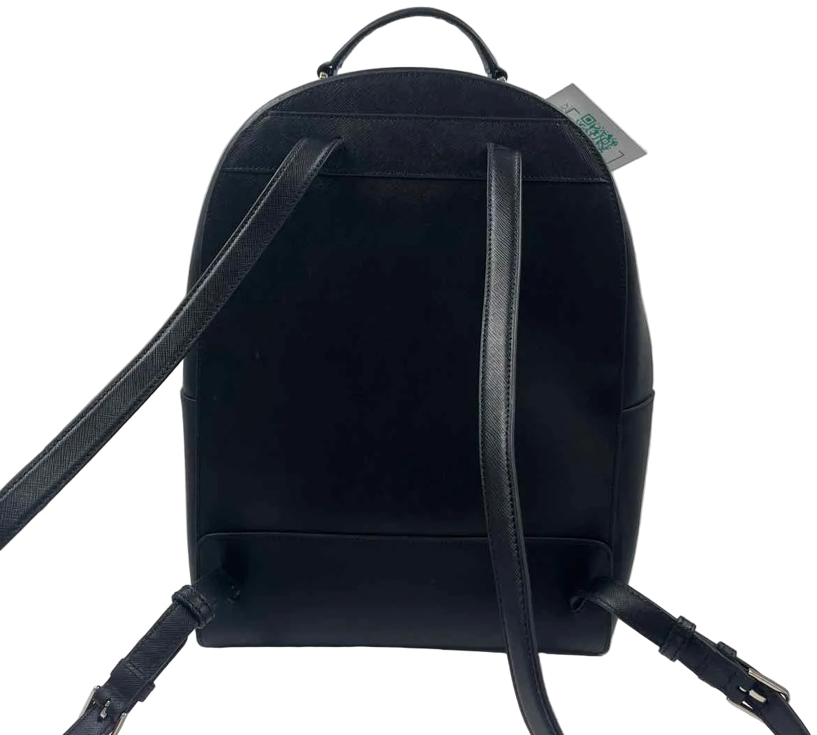 Back KATE SPADE Black Saffiano Leather Large PERRY BackPack Purse