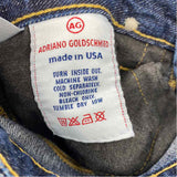 AG Women's Size 10 Blue Solid Jeans