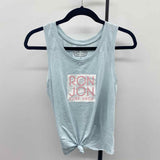 Ron Jon Junior's Size M Light Blue Logo Sleeveless Shirt
