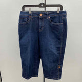Style & Co. Women's Size 8 Blue Solid Capris