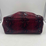 Aimee Kestenberg Women's Red Luxe Snakeskin Purse