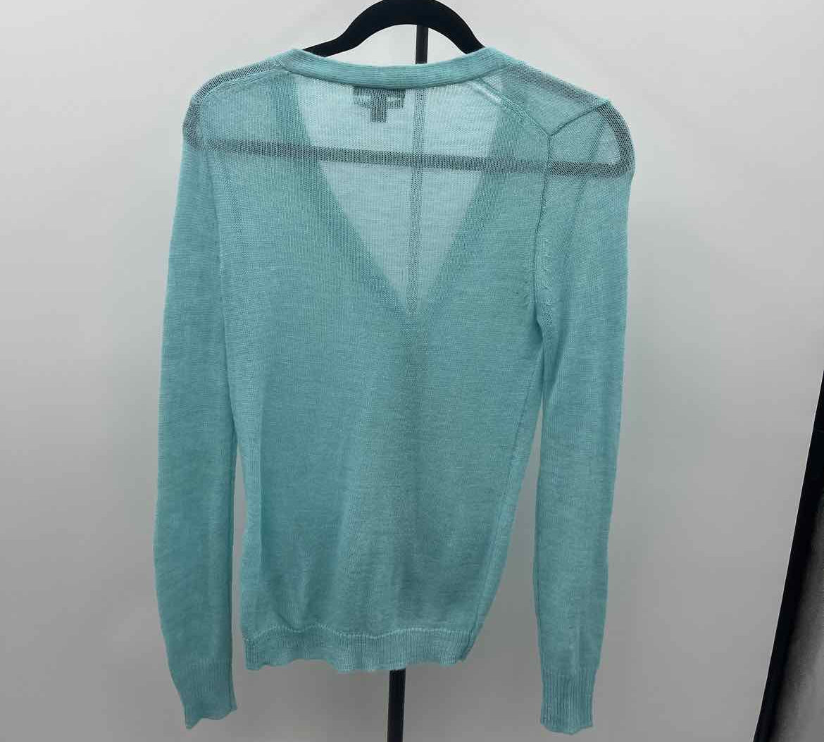 J Crew Women's Size S Aqua Solid Cardigan