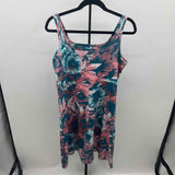 Columbia Women's Size 14 Teal Floral Dress