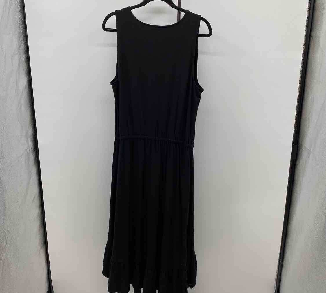 JJill Women's Size 14 Black Solid Dress