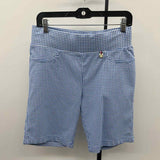 Tommy Hilfiger Women's Size 8 Blue Checkered Shorts