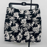 SC & Co Women's Size 14 Black Floral Skirt