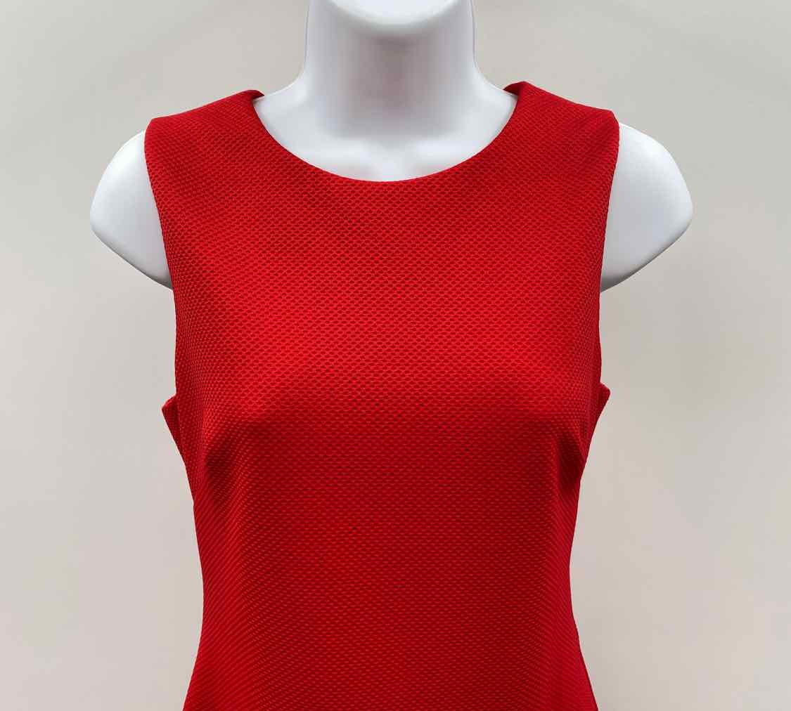 Maggy London Women's Size 6 Red Textured Dress