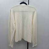 Cyrus Women's Size XL Ivory Solid Cardigan