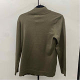 Calvin Klein Women's Size S Green Solid Sweater