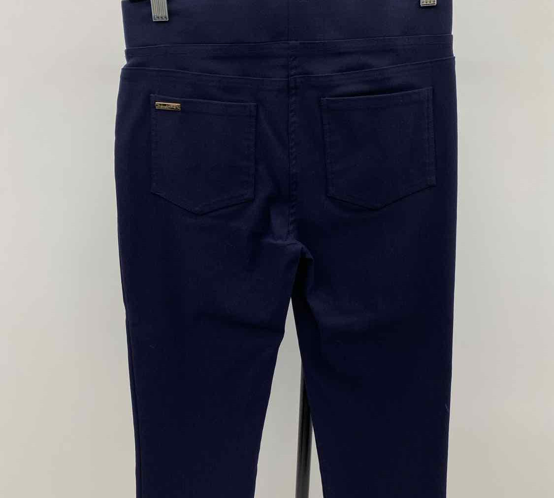 Joseph Ribikoff Women's Size 6 Navy Solid Capris