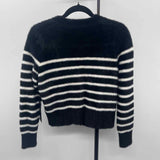 Rachel Zoe Women's Size S Black Stripe Cardigan