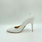 Michael Kors Women's Shoe Size 8 White Studs Heels