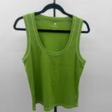 Pilcro Junior's Size XL Green Ribbed Sleeveless Shirt